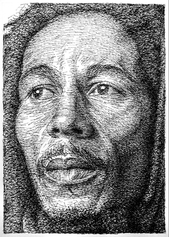 Portrait of BOB MARLEY