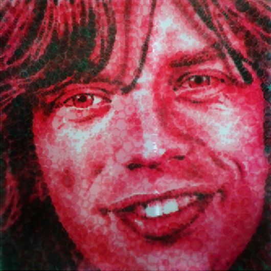 Portrait of Mick Jagger