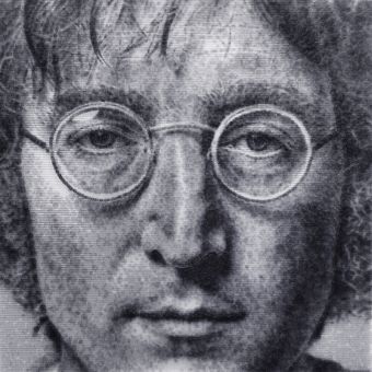 Portrait of John Lenon